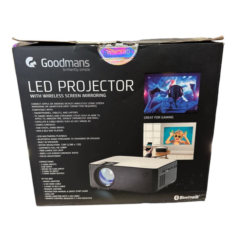 Goodmans LED Projector Own4Less